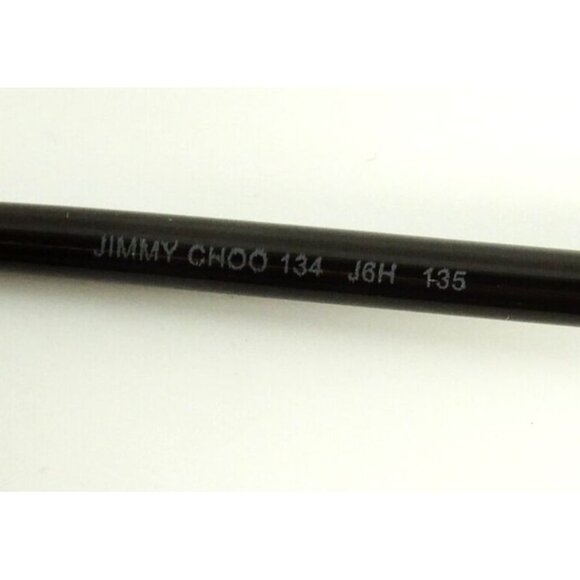 Jimmy Choo Eyeglasses FRAMES ONLY Black Wayfarer 53-17-134 - Picture 12 of 15